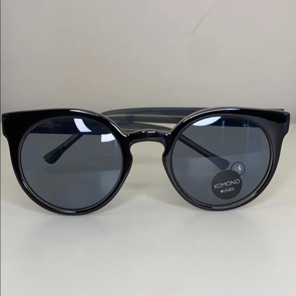 NEW Komono Sunglasses Lulu Black Jade cateye